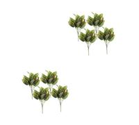 iplusmile 2 Pezzi 7 mazzi di Foglie d'oro venni Solare Raccolto al di Fuori Felce Piante Artificiali Decorazioni per Esterni Piante Tropicali Artificiali Piante finte Artificiali Green