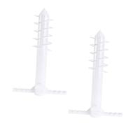iplusmile 2 Pezzi Ancora per Ombrellone da Spiaggia Base Portatile ABS Resistente Facile da Installare per e Protezione per Spiaggia e