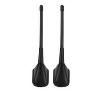 iplusmile 2 Pezzi Antenna Design Camion Plastica in Nera Auto Decorativa per Compatibilità Moderno alla Moda per Accessori Esterni