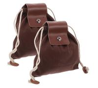 iplusmile 2 Pezzi Borsa da Foraggiamento Tela e Leggera per Frutta e Design da Appendere Vita per Escursioni e Camping