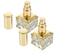 iplusmile 2 pezzi Bottiglie Spray per Profumo Vetro Ricaricabili Mini Atomizzatori Viaggio per Profumi Ed Essenziali Design e Resistente