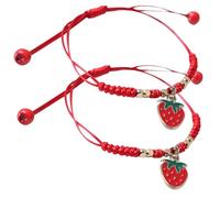 iplusmile 2 pezzi Braccialetti Intrecciati con Ciondolo Regolabili per Ragazze Adolescenti Materiale Premium Resistente Friendly