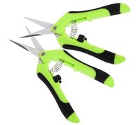 iplusmile 2 pezzi Cesoie da Potatura con in Inossidabile e in Plastica Forbici Professionali per Potare Rami Siepi e Strumento Portatile per e Bonsai