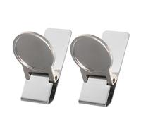 iplusmile 2 pezzi Clip Portabanconote in Acciaio Resistente Pratica Morsetto Multifunzione per Contanti Carte e Assegni Portamonete Compatto da Esterno