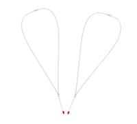 iplusmile 2 pezzi Collana con Ciondolo Matchstick Charm da Amicizia Delicato Pendente Creativo con Catena Regolabile Regalo Pensato per Amici e Famiglia Design Unico Moda