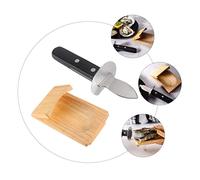 iplusmile 2 pezzi Coltello Apriostriche in Acciaio Resistenti con Pinza Antiscivolo per Aprire Ostriche Vongole e Molluschi Facile da Usare e Pulire per Casa e Ristorante Colore Casuale