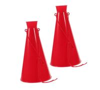 iplusmile 2 Pezzi Corno Esultante Giocattoli Rumorosi Per Feste Corno Da Festa Trumpet Giocattolo Prop Di Applausi Bomboniere Giocattolo a Tromba Per Feste Giocattoli Da Tifo Rosso Plastica