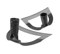 iplusmile 2 Pezzi da in Acciaio Inossidabile Design Cavo Ergonomico per Estirpare Erbacce e Preparazione Terreno per e Agricoltura Riduce Affaticamento e Facilita la Coltivazione