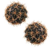 iplusmile 2 Pezzi Decorazione Antenna Auto Cactus Finto Verde in Schiuma Resistente alla Luce Facile da Installare per Tetto e Varie Parti del Veicolo