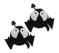 iplusmile 2 Pezzi Decorazione Tetto Auto in Plastica Nera a Forma di Diavolo, Topper Antenna Esterno Creativo e Adorabile per Migliorare la Personalità del Veicolo