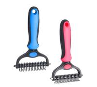 iplusmile 2 Pezzi Di Spazzola Sicura Per Rimuovere I Nodi Dal Sottopelo Del Cane Rastrello Per Il Sottopelo Del Cane Pettine Per Rimuovere I Nodi Forniture Per