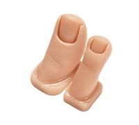 iplusmile 2 pezzi Dita Piede in Silicone Realistici per Allenamento Unghie Morbidi e Resistenti per Nail Art e Scultura Esemplare per Addestramento Professionale e Impiego Domestico