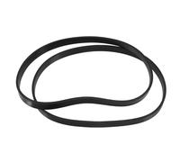 iplusmile 2 Pezzi Elastico Sostituzione del Nastro della Manuale Cinghia in Gomma di Ricambio a Nastro Accessorio per la Manutenzione della Motosega Gomma da Cancellare Nero