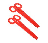 iplusmile 2 Pezzi Forbici Da Clown Fingi Di Giocare a Cesoie Enormi Forbici Divertenti Costume Da Ragazzo Divertente Giocattolo Con Cesoie Giocattolo Gigante Con Plastica Rosso