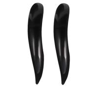iplusmile 2 Pezzi Guasha Meridian Massage Pen in Natural Ox Horn Ergonomic Acupressure Tool For Face Neck Body Portable Muscle Scraper For Skin Firmness And Tension Relief