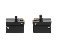 iplusmile 2 Pezzi Headless Guitar Saddles Ball Bearing Bridge Tailpiece Rollers For Electric Bass Easy Installation Reduces String Friction And Wear