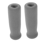 iplusmile 2 Pezzi Impugnature di Ricambio per Stampelle Fasce Antiscivolo in Spugna per Bastone Passeggio Anziani Materiale Flessibile Facile Applicazione Colore Grigio