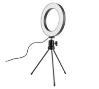 iplusmile 2 pezzi LED con Set Lampade Ricaricabili per Live Streaming e Fotografia Riempimento per Makeup e Video Adatta per Domestico