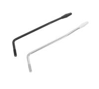 iplusmile 2 Pezzi Leva Tremolo per Chitarra Elettrica Singolo Argento e Nero Braccio Resistenti e Compatibili con Ponte Tremolo Connessione Sicura per Controllo Preciso del Suono