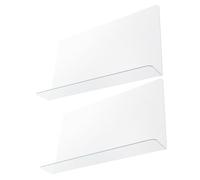 iplusmile 2 Pezzi Paraspruzzi per Bagno PVC Trasparente Protezione Angolare per da Bagno e Lavello Facile Installazione Resistente e Duraturo per Prevenire Schizzi e Mantenere Un