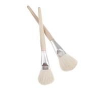 iplusmile 2 pezzi Pennelli Artistici in Soffice Capra per Pittura Dettagli Precisi e Decorazioni su Vetro Ceramica e Colla per Artisti e Artigiani
