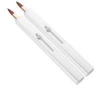 iplusmile 2 pezzi Pennelli Labbra Retrattili Pennelli Labbra Piccoli in Materiale Applicatori Rossetto e Lucidalabbra Portatili Resistenti e Delicati per Makeup