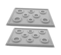iplusmile 2 pezzi Piastra per Braccialetti Fai da Te con Perline Organizer Resistente per Creazione Gioielli Tavolozza Design con per Adulti e Principianti