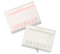 iplusmile 2 pezzi Planner Settimanale da Tavolo per Studenti con Tracciatore Obiettivi e Abitudini Design Stand-up Portatile Organizzatore To Do e Daily Meal Plan Autodisciplina e Gestione