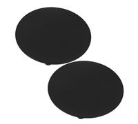iplusmile 2 Pezzi Portacandele in Ferro Vassoio Camera Arredamento da Tavolo da Pranzo di Halloween Ampio portacandele Piccolo centrotavola frastuono casa Ferro da Stiro Black