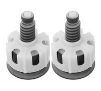 iplusmile 2 Pezzi Pulsante di Scarico per Cassetta Wc Nero, Tondo, Plastica | Installazione Facile, Compatibilità, Azione Regolare, Profilo Aderente al Coperchio, per Bagno