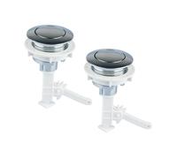 iplusmile 2 pezzi Pulsanti per Serbatoio Wc Facili da Installare Compatibili con La Maggior Parte Dei Wc Design Antiruggine e Facile da per Uso e Alberghiero