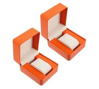 iplusmile 2 pezzi Scatola Orologio in PU Resistente per e Esposizione Custodia Protettiva Compatta e Portatile per Orologi