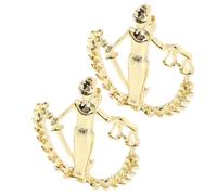 iplusmile 2 Pezzi Spilla Donna Segno Bilancia in Lega Oro, Elegante Design Libra, Resistente Deformazioni, Accessorio Formale per Eventi Speciali e Regali Natalizi