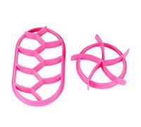 iplusmile 2 Pezzi Stampo Pane e Dolci in Plastica Diy per Dolci Rotondo e Materiale Ecologico Antiaderente per Forno e Casa Facile da e Smontare per Gelatina Muffin