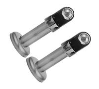 iplusmile 2 pezzi Supporto Inossidabile per Divisorio Bagno Pubblico Piedini Supporto Resistenti per Wc Facile Installazione Antiruggine e Robusto per Bagni Pubblici