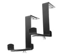 iplusmile 2 Pezzi Supporto per Fioriera da Balcone in Metallo Regolabile Gancio Sospeso per Piante da Esterno Portavasi Elegante e Solido per Corrimano e Parete Adatto a Vasi e Lanterna