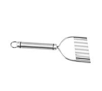 iplusmile 2 pezzi Taglierina Ondulata per Acciaio Inossidabile Affettatrice per Fritte e Verdure con Impugnatura Liscia Utensile e Resistente per Uso e Professionale