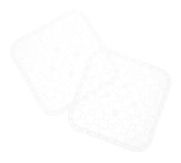 iplusmile 2 pezzi Tappetino Proteggi Lavello Cucina Bianco Asciugatura Rapida Antiscivolo Multiuso per Piatti Sottolavello in Plastica Mat per Scolapiatti e Protezione Fragile