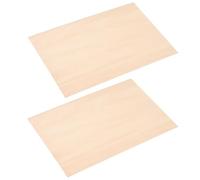 iplusmile 2 Pezzi Tavola di Legno per Incisione Artigianale A3 Superficie Liscia, Versatile per Intaglio Preciso e Uso in Stampa e Insegnamento