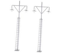 iplusmile 2 pezzi Tavolo Sabbia Decorazione Paesaggio con Luce Calda Modello Miniatura Sicuro e Durevole per Fotografia