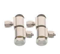 iplusmile 2 Pezzi Tire Changer Fittings, Tirachiatore Accessori, Lega, Filettatura Esterna 9,7mm, Diametro Tubo 6mm, per Tire Changer, Riparazioni di Emergenza e Centri di Servizio