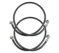 iplusmile 2 pezzi Tubo Ingresso Acqua Lavatrice Flessibile in PVC Antiperdita Durevole Facile Installazione per Lavatrice Automatica