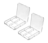 iplusmile 2 pezzi Vuotper Ombretti DIY con Scomparti Palette Trasparentper Occhi per Donne e Ragazze per Make Up per Iniziare Stile