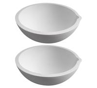 iplusmile 2 Pz Piatto Di Evaporazione Ciotola Di Evaporazione Rotonda Bacinella Per Beccuccio Da Laboratorio Porcellana Strumenti Domestici Gld Quarzo Attrezzatura Spruzzare Acqua Bianca