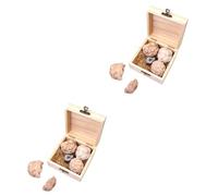 iplusmile 2 Scatole Sfera di cristallo a grappolo di caverna corredo scientifico strumenti per l'estrazione di gemme kit geode scoperto gicos Kit minerario per giocattolo per