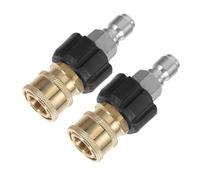 iplusmile 2 Set Adattatori Rapidi per Idropulitrice Raccordi in Ottone per da Connettori Quick Connect Resistenti Perdite Compatibili con Idropulitrici Pressione