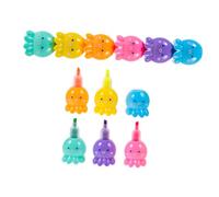 iplusmile 2 Set Di Penne Colorate A Di Polpo Penne Fluorescenti Per Scrivere Cancelleria Per Studenti Evidenziatori Impilabili Articoli Per La Scrittura Scolastica