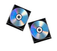 iplusmile 2 Set Dischi Dvd Vuoti Registrabili con Custodia Jewel Case Supporto Capacità per Video e Registrazioni Telefoniche per Casa e Ufficio