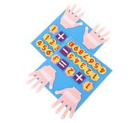 iplusmile 2 Set Giochi Educativi Matematica per Lavagne in Panno Addizione e Sottrazione Facili e Compatti Apprendimento Numeri Montessori per Ragazzi e Ragazze