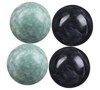 iplusmile 2 set Sfere Massaggianti in per Mani Palline per Esercizio e Dallo Stress Design Liscio e Compatto Adatte per Massaggio e Rilassamento Muscolare